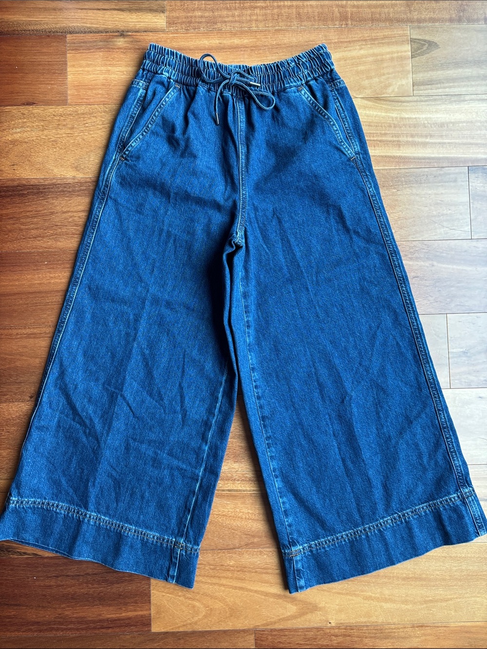 Me + Em denim culottes